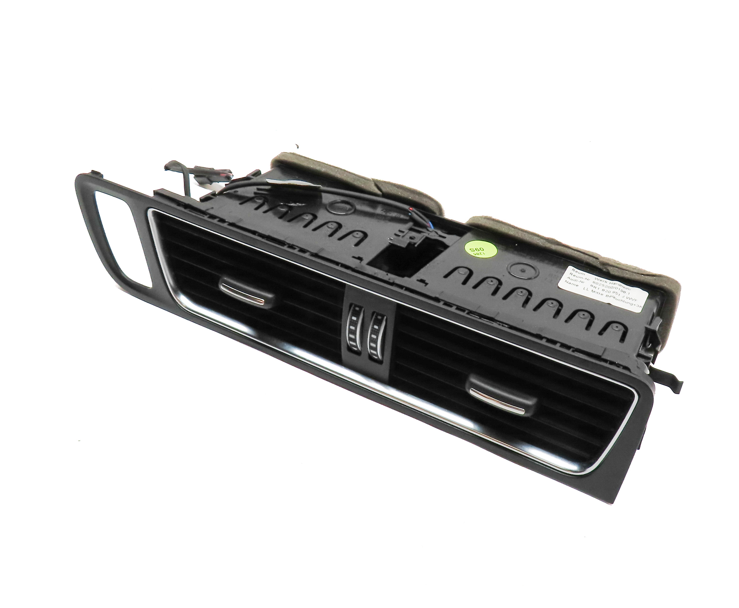 2013 AUDI Q5 (B8 8R) FRONT CENTER DASH HEAT AIR AC HVAC VENT (Black) — exact item pictured
